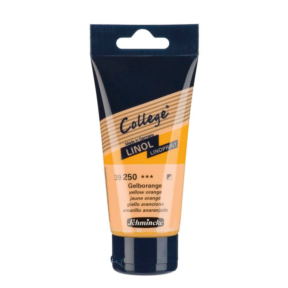 Schmincke College Linoleum Paint 75 ml 250 Orange