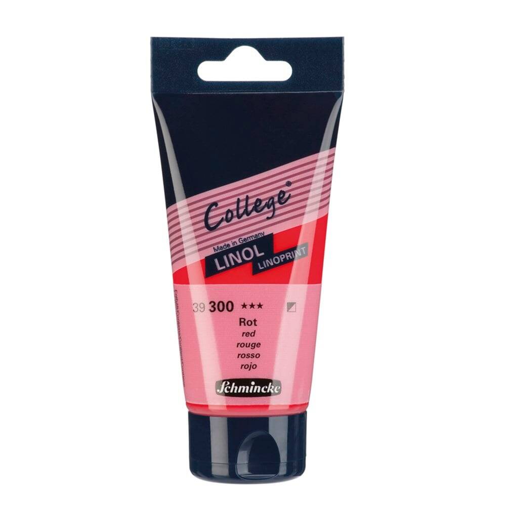 Schmincke College Linoleum Paint 75 ml 300 Red
