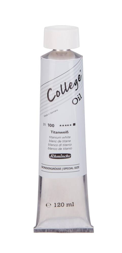 Schmincke College Oil Yağlı Boya 120ml 100 Titanium White