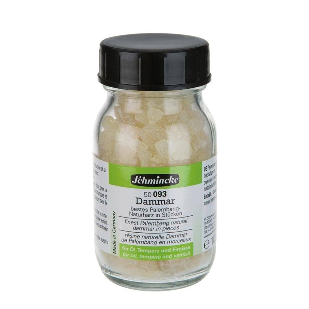 Schmincke Dammar In Pieces Solid Granular Dammar Resin 100 ml 50093