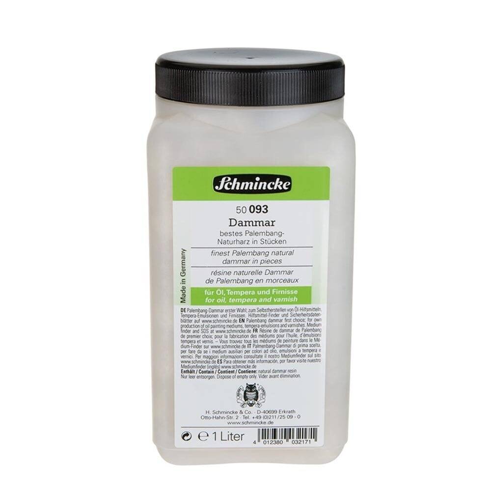 Schmincke Dammar In Pieces Solid Granular Dammar Resin 1000 ml 50093