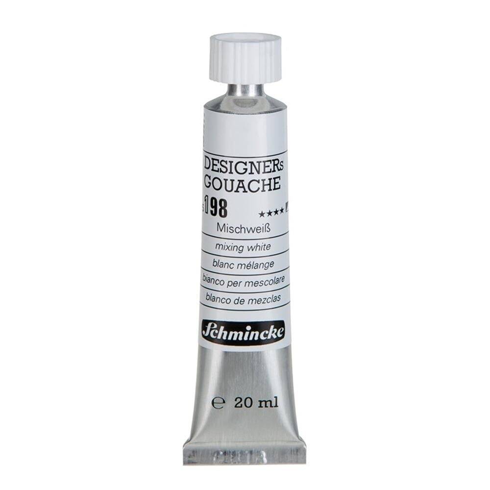 Schmincke Hks Designers' Guaj Boya 20 ml 198 Mixing White