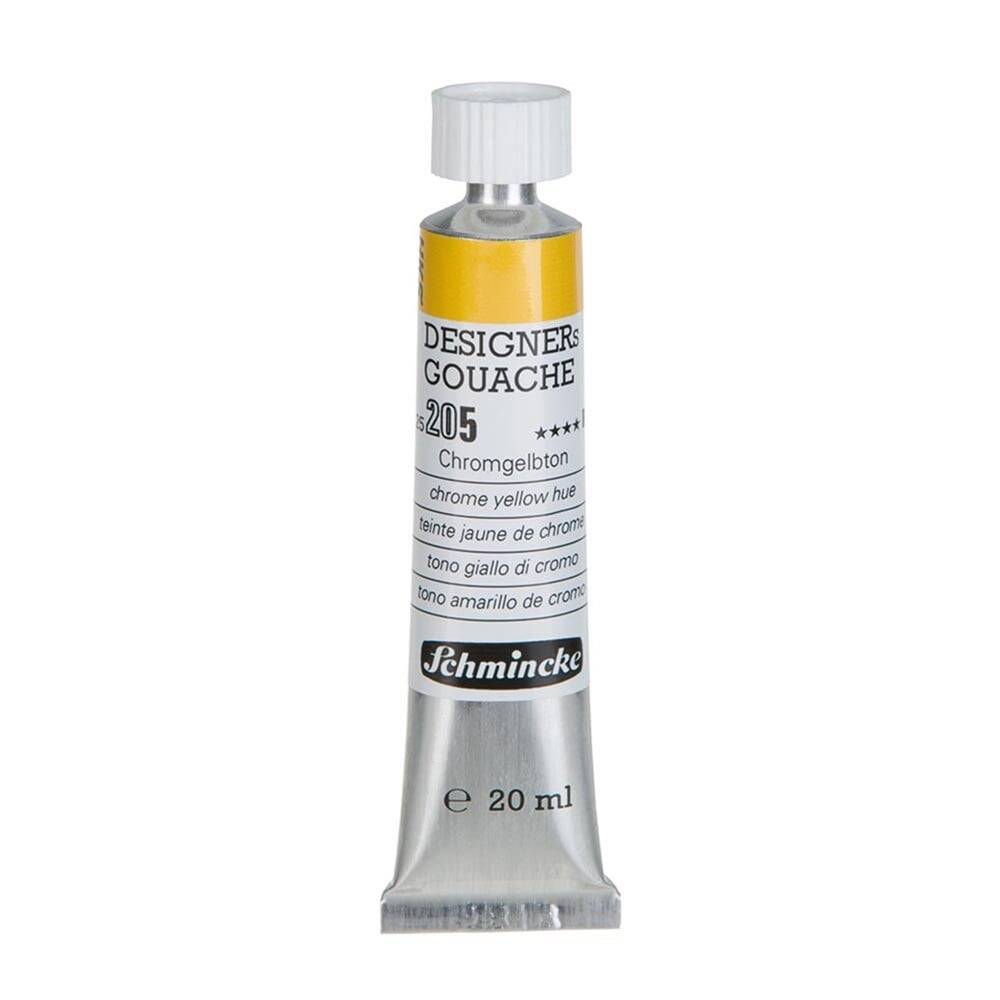 Schmincke Hks Designers' Guaj Boya 20 ml 205 Chrome Yellow