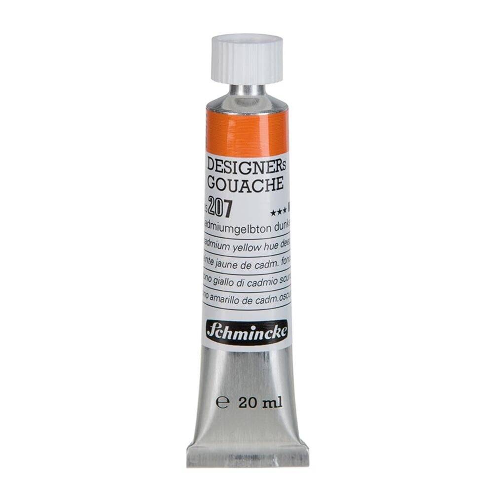 Schmincke Hks Designers' Guaj Boya 20 ml 207 Cadmium Yellow Deep