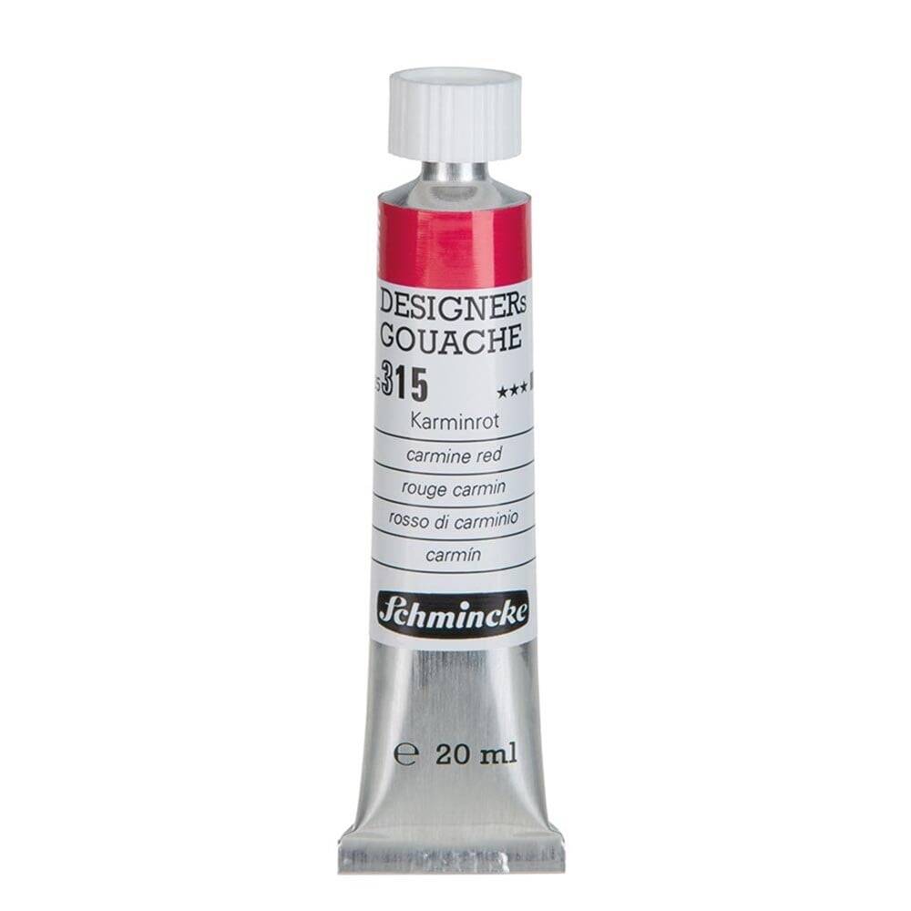 Schmincke Hks Designers' Guaj Boya 20 ml 315 Carmine Red
