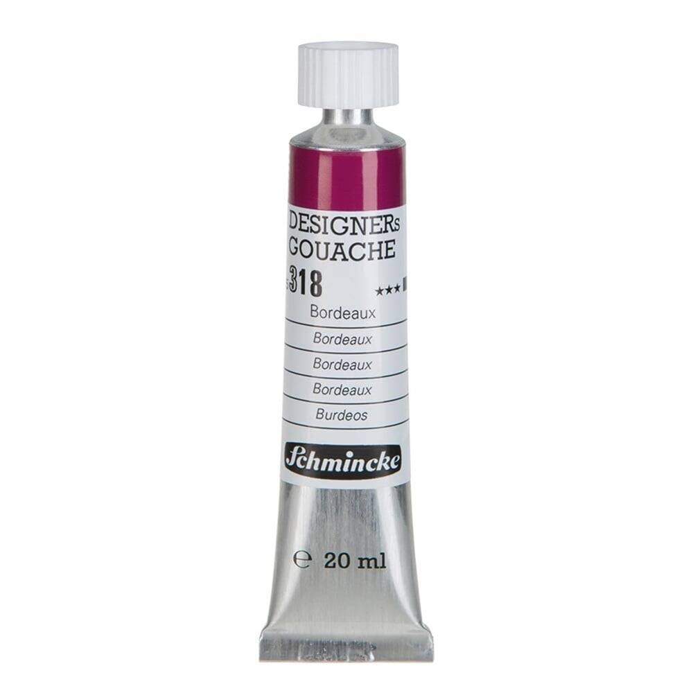 Schmincke Hks Designers' Gouache 20 ml Tube 318 Bordeaux