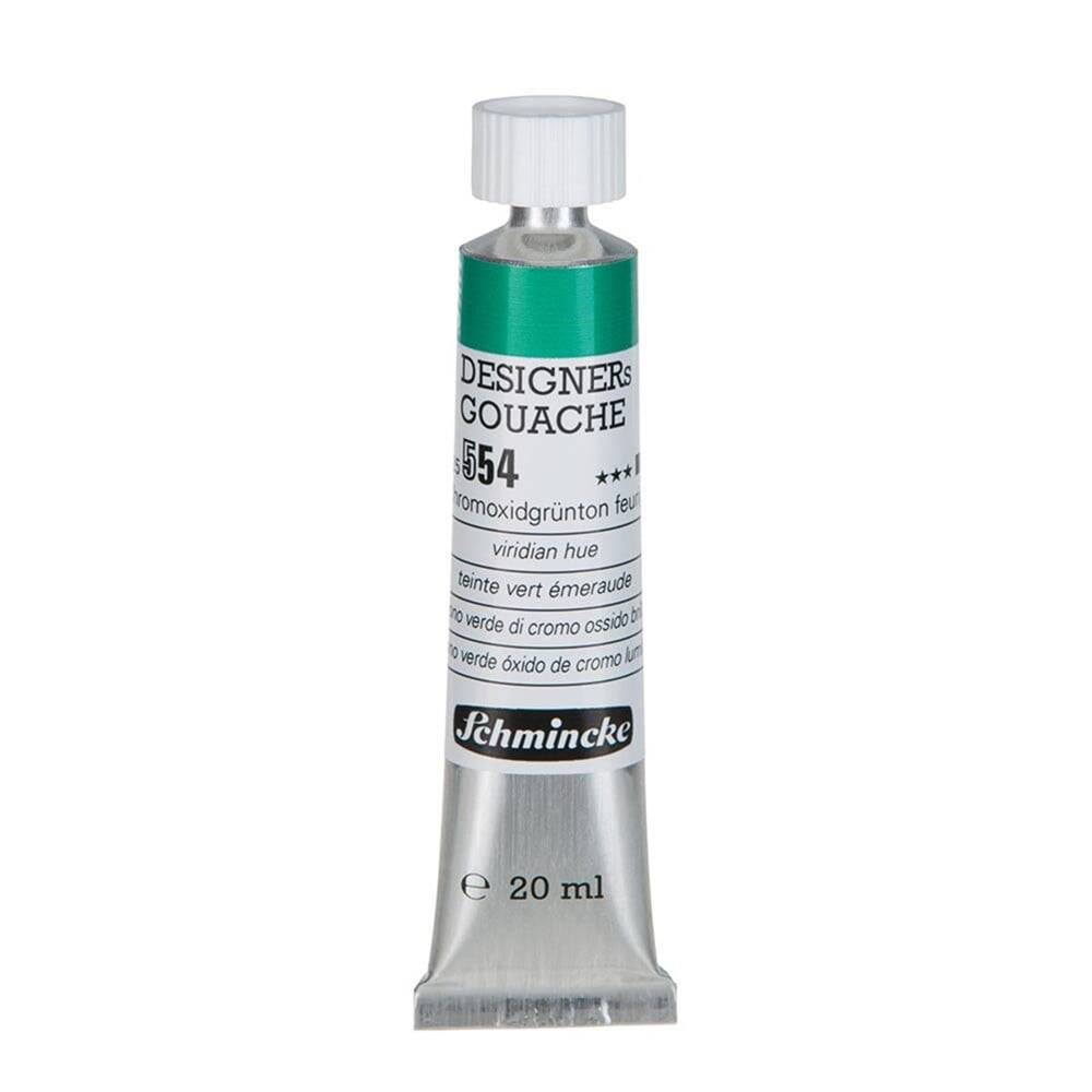 Schmincke Hks Designers' Gouache 20 ml Tube 554 Chromium Oxide Green Brilliant