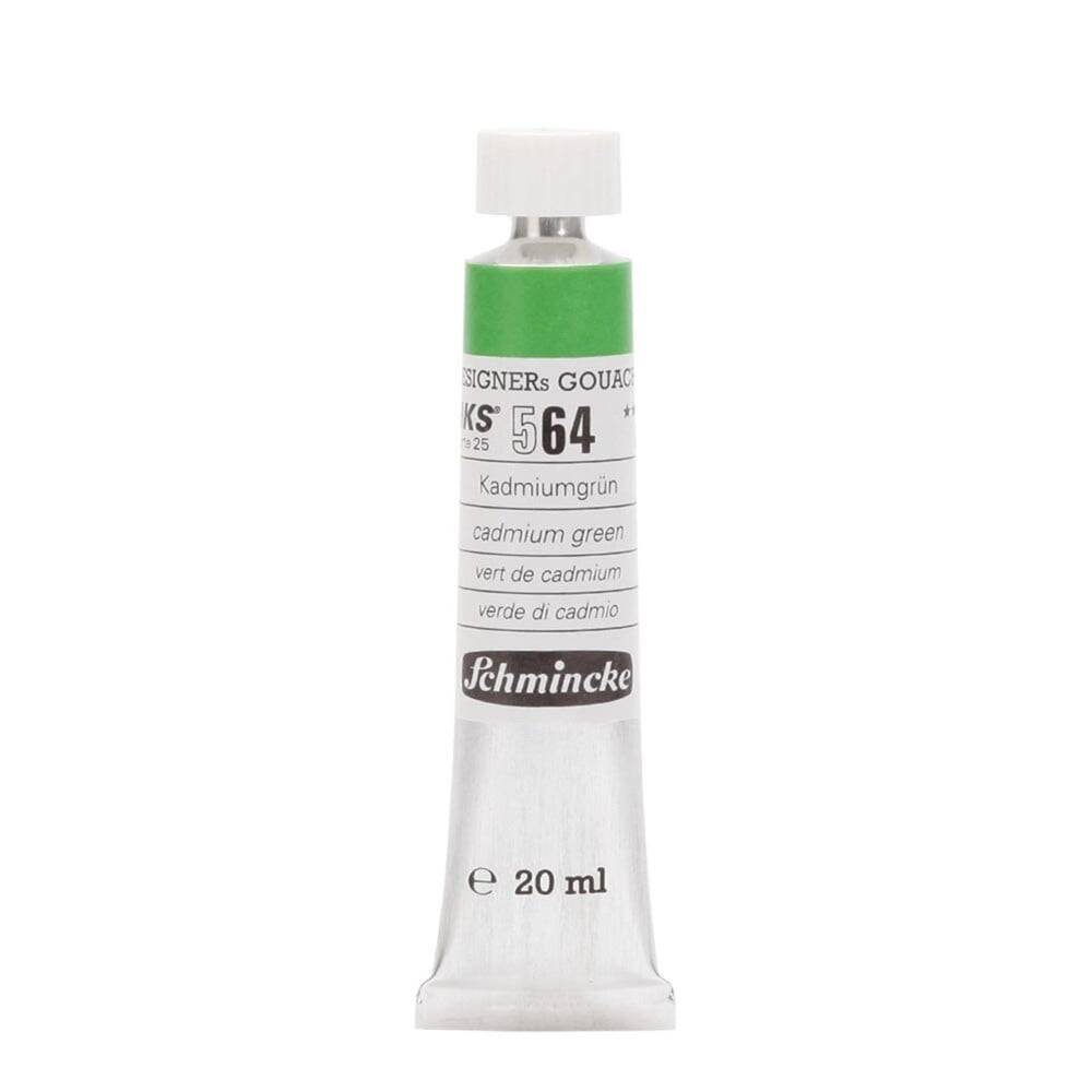 Schmincke Hks Designers' Gouache 20 ml Tube 564 Cadmium Green