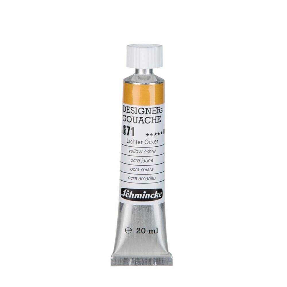 Schmincke Hks Designers' Guaj Boya 20 ml 671 Yellow Ochre