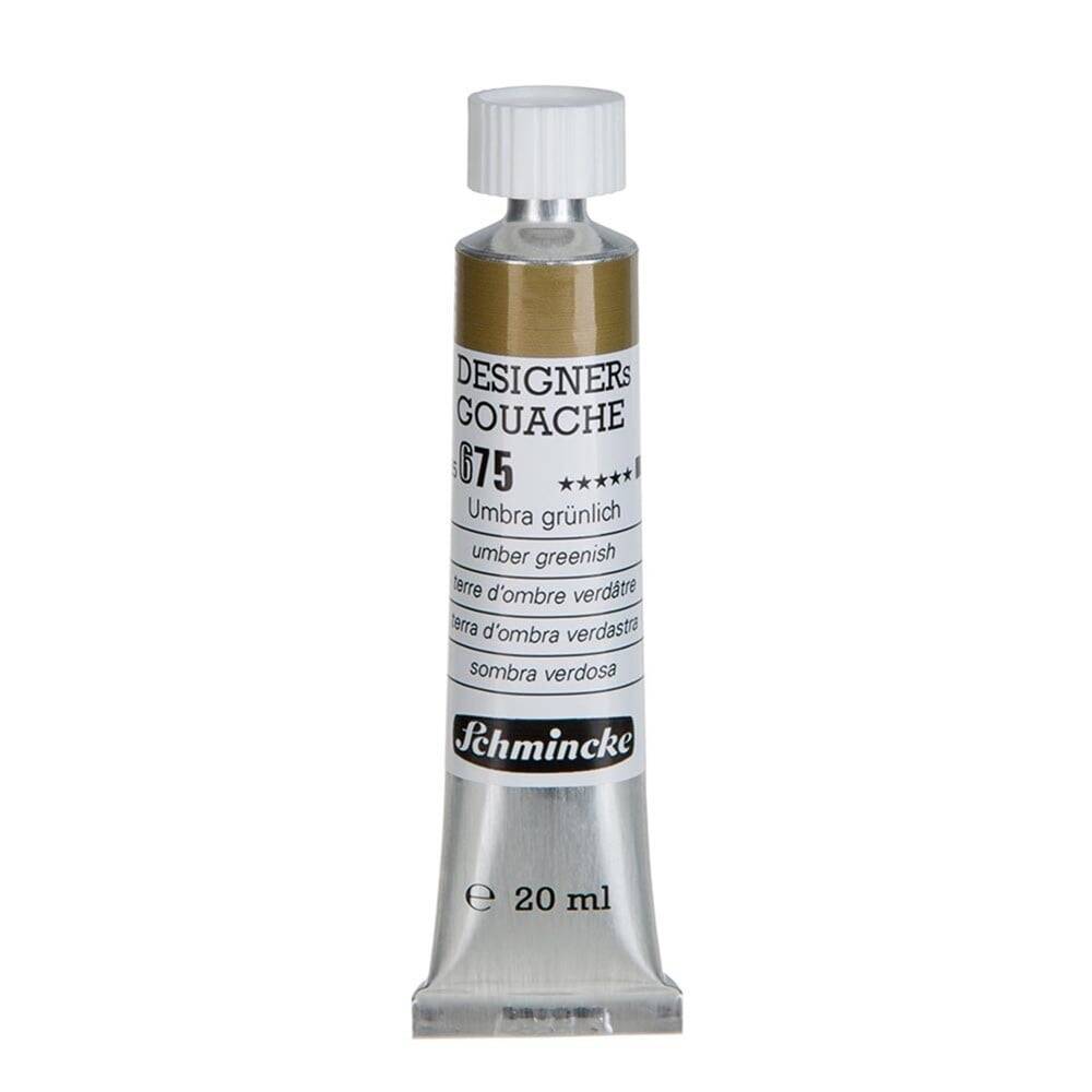 Schmincke Hks Designers' Guaj Boya 20 ml 675 Umber Greenish