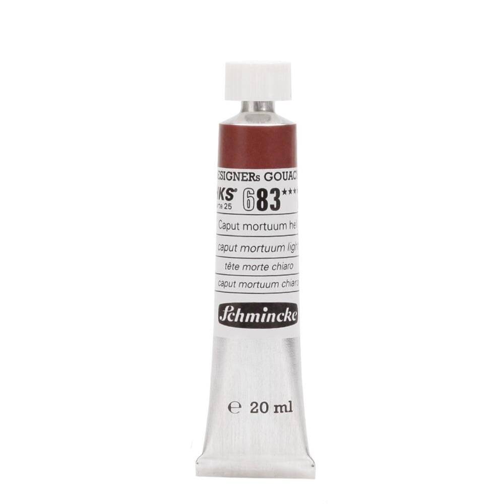 Schmincke Hks Designers' Guaj Boya 20 ml 683 Caput Mortuum Light