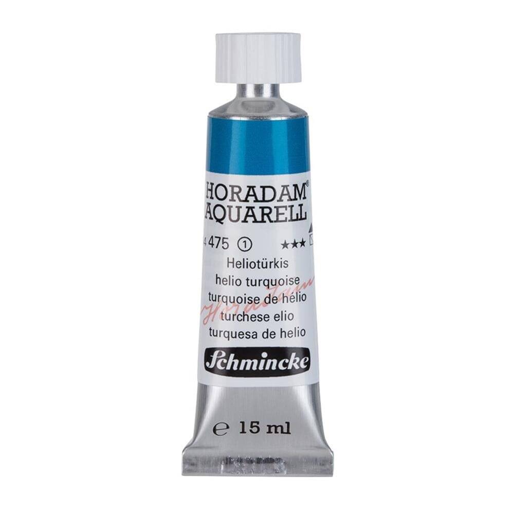 Schmincke Horadam Aquarell Artist Sulu Boya 15 ml 475 Helio Turquoise Seri 1
