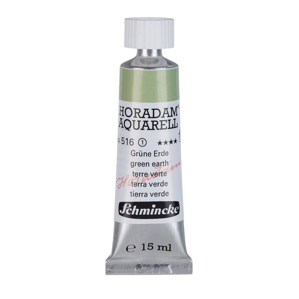 Schmincke Horadam Aquarell Artist Sulu Boya 15 ml 516 Green Earth Seri 1