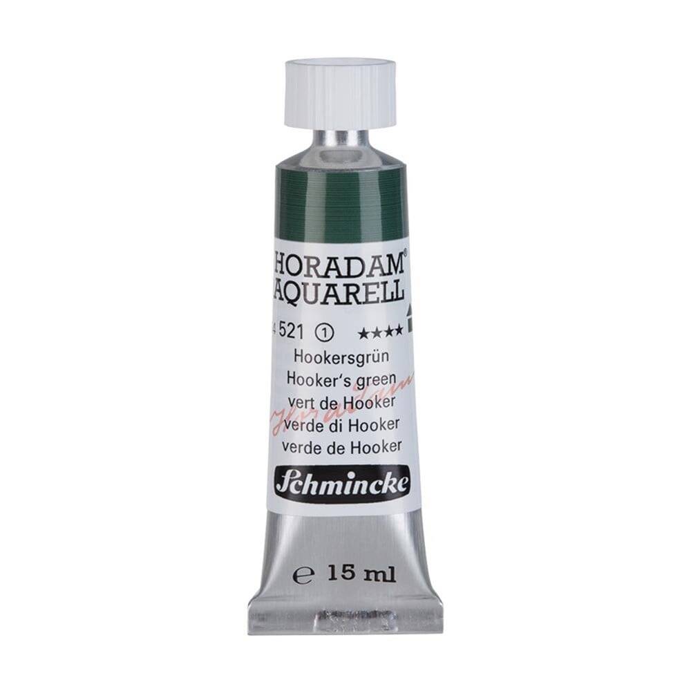 Schmincke Horadam Aquarell Artist Sulu Boya 15 ml 521 Hooker'S Green Seri 1