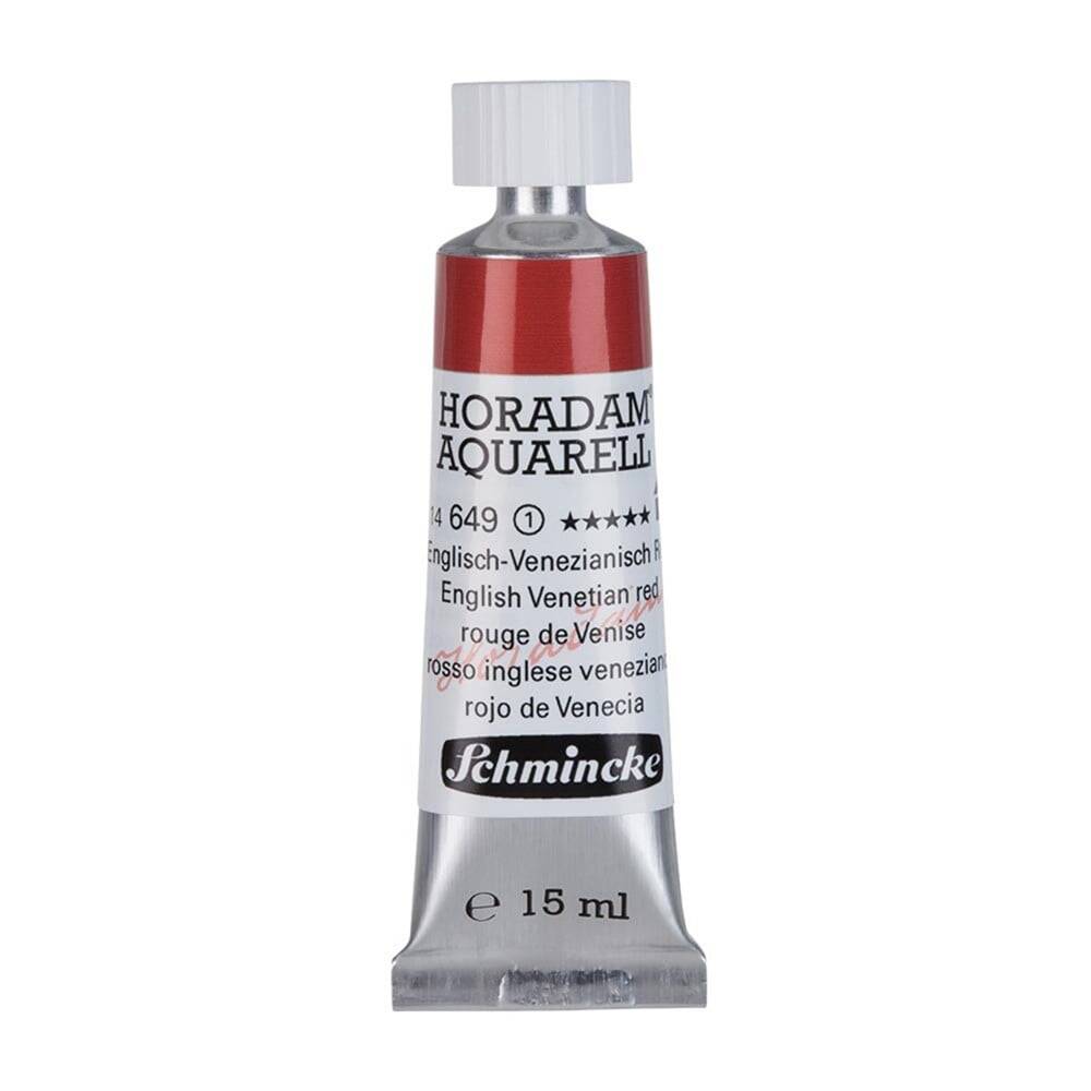 Schmincke Horadam Aquarell Artist Sulu Boya 15 ml 649 English Venetian Red Seri 1