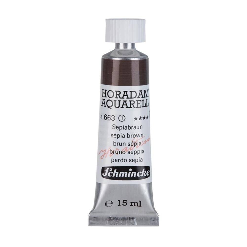 Schmincke Horadam Aquarell Artist Watercolor 15 ml Tube Series 1 663 Sepia Brown
