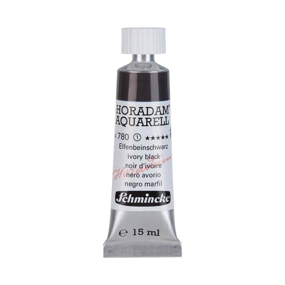 Schmincke Horadam Aquarell Artist Sulu Boya 15 ml 780 Ivory Black Seri 1