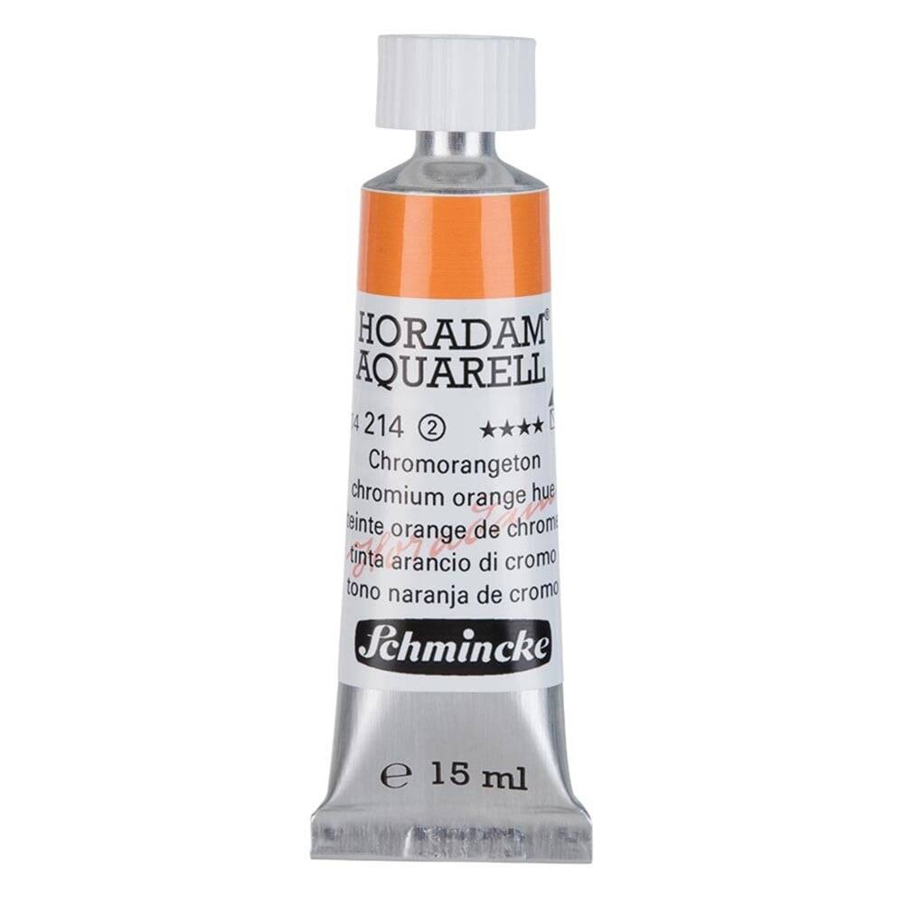 Schmincke Horadam Aquarell Artist Watercolor 15 ml Tube Series 2 214 Chrome Orange No Lead