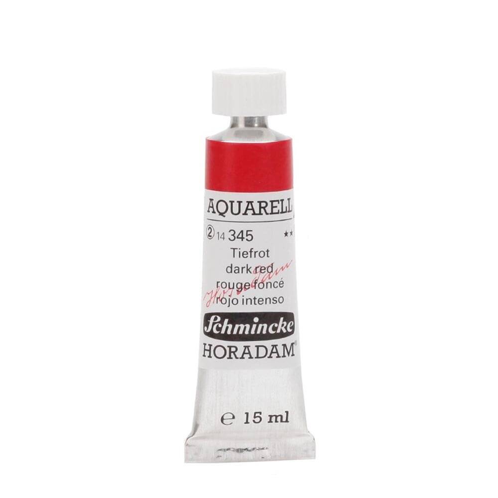 Schmincke Horadam Aquarell Artist Watercolor 15 ml Tube Series 2 345 Dark Red