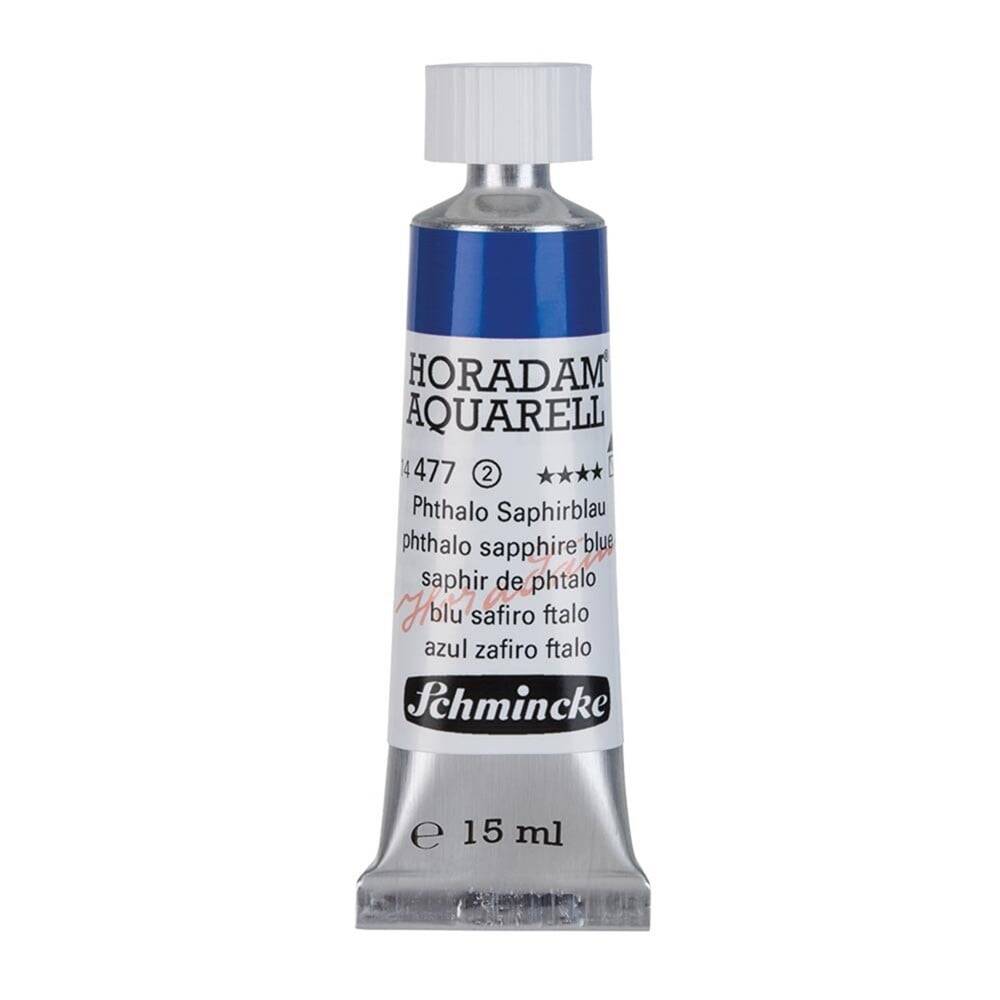 Schmincke Horadam Aquarell Artist Sulu Boya 15 ml 477 Phthalo Sapphire Blue Seri 2