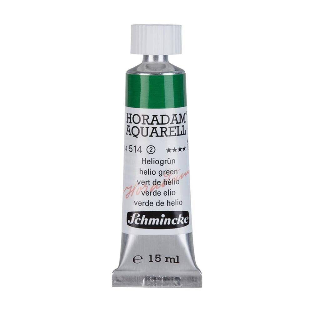 Schmincke Horadam Aquarell Artist Watercolor 15 ml Tube Series 2 514 Helio Green