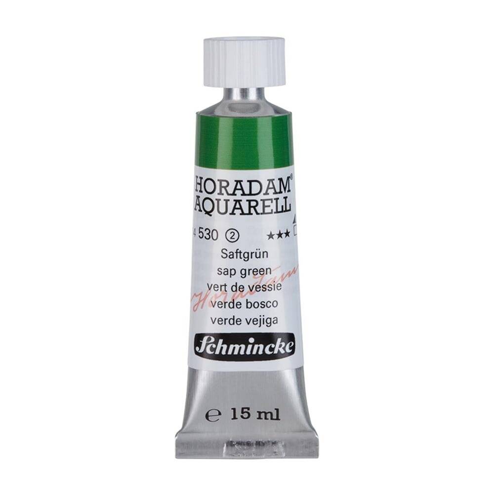 Schmincke Horadam Aquarell Artist Sulu Boya 15 ml 530 Sap Green Seri 2