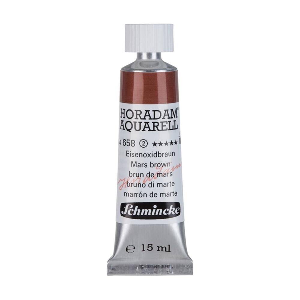 Schmincke Horadam Aquarell Artist Sulu Boya 15 ml 658 Mars Brown Seri 2