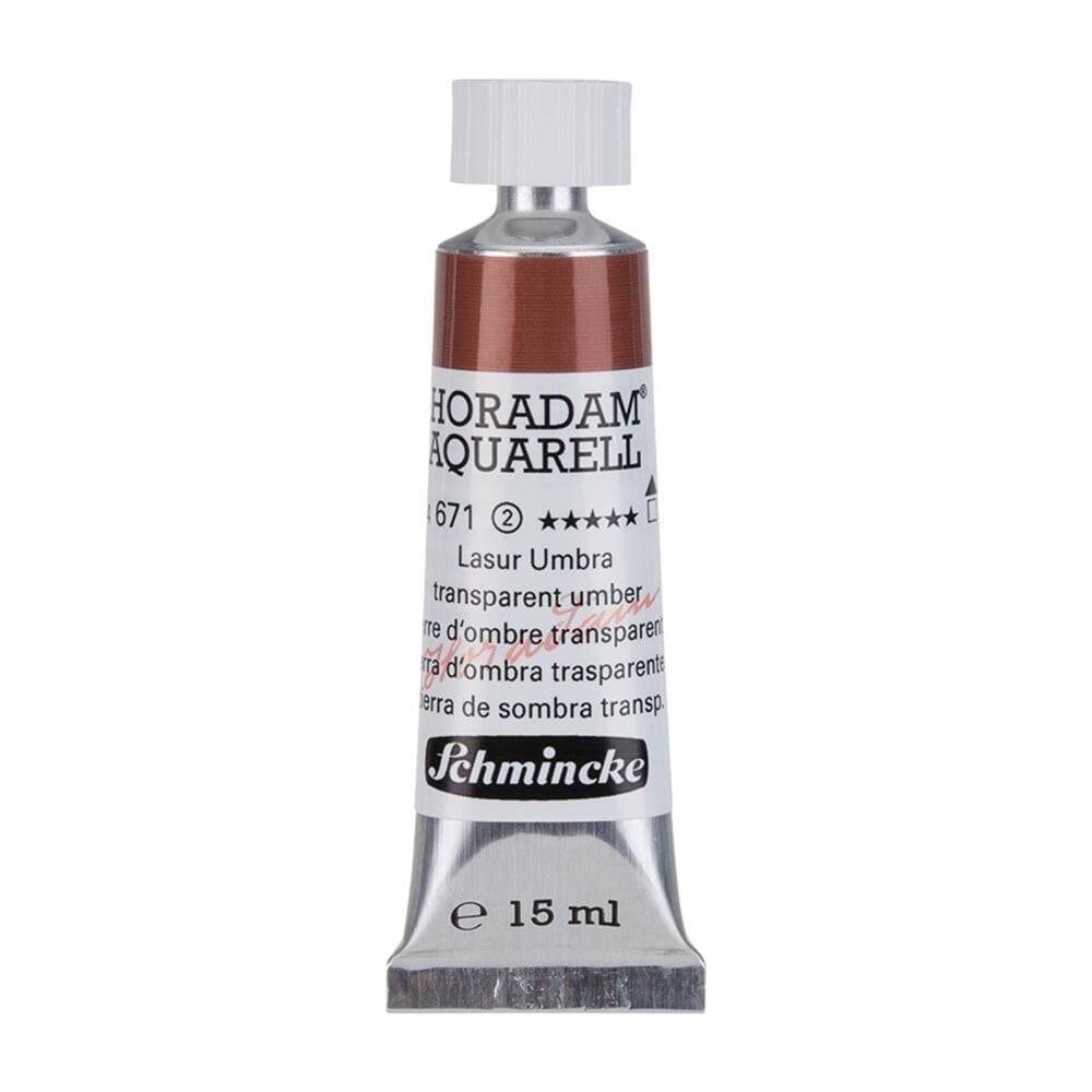 Schmincke Horadam Aquarell Artist Sulu Boya 15 ml 671 Transparent Umber Seri 2