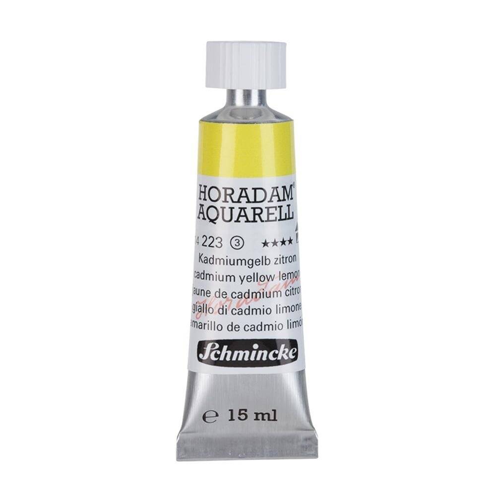 Schmincke Horadam Aquarell Artist Watercolor 15 ml Tube Series 3 223 Cadmium Yellow Lemon