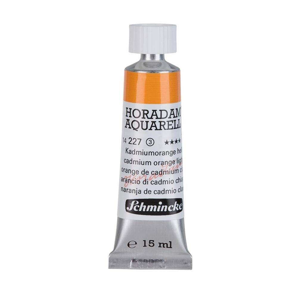 Schmincke Horadam Aquarell Artist Watercolor 15 ml Tube Series 3 227 Cadmium Orange Light
