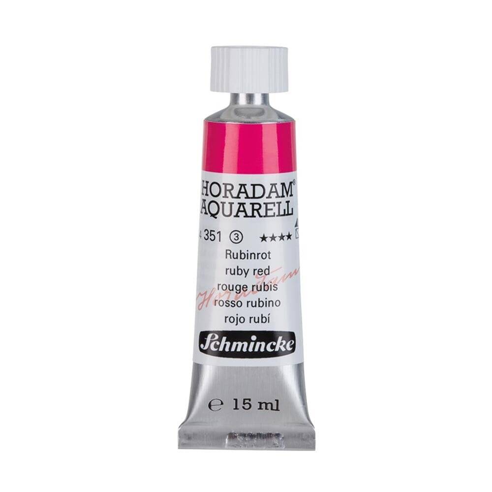 Schmincke Horadam Aquarell Artist Watercolor 15 ml Tube Series 3 351 Ruby Red