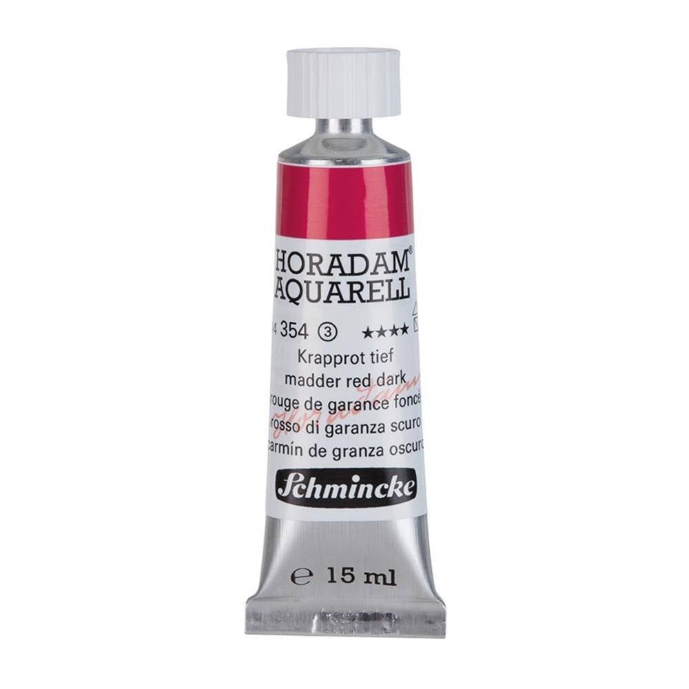 Schmincke Horadam Aquarell Artist Watercolour 15 ml Tube Series 3 354 Madder Red Dark