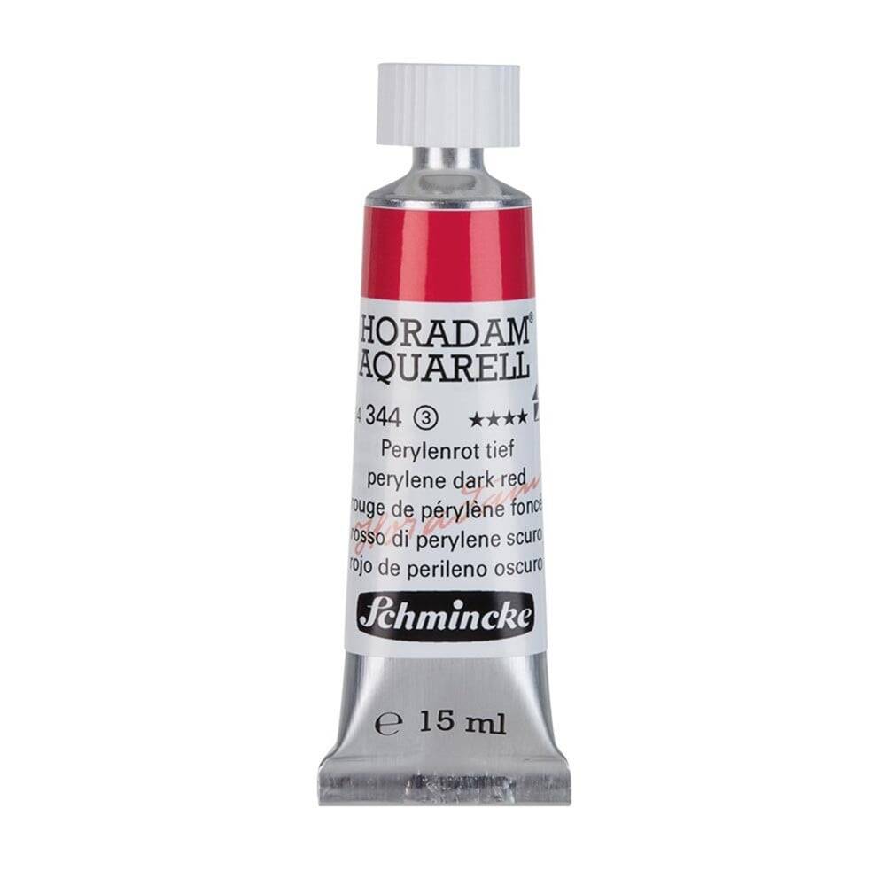 Schmincke Horadam Aquarell Artist Sulu Boya 15 ml 344 Perylene Dark Red Seri 3