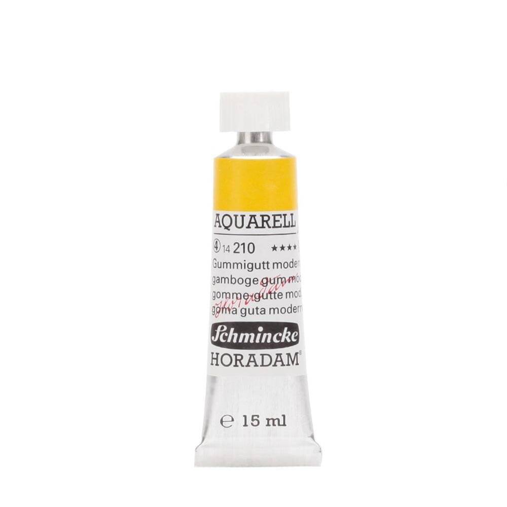 Schmincke Horadam Aquarell Artist Watercolor 15 ml Tube Series 4 210 Gamboge Gum Modern