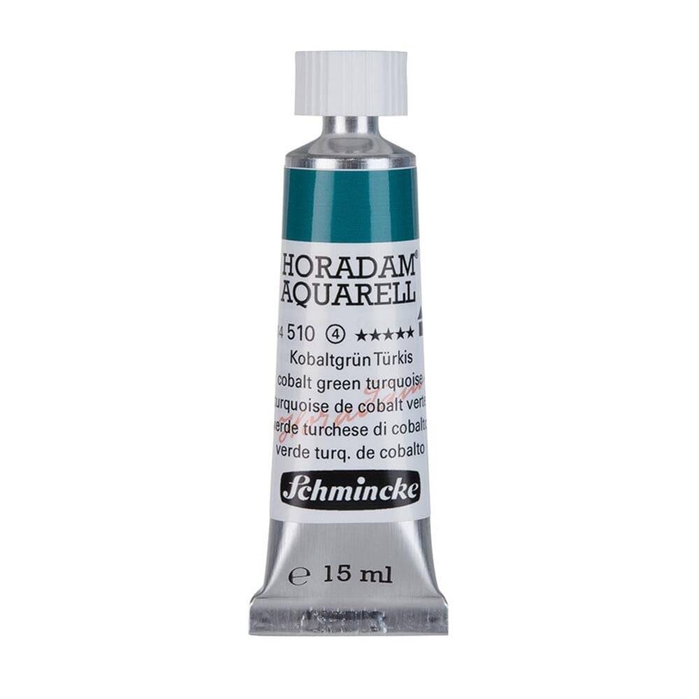 Schmincke Horadam Aquarell Artist Sulu Boya 15 ml 510 Cobalt Green Turquoise Seri 4