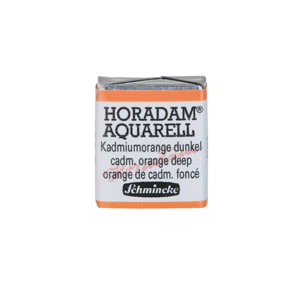 Schmincke Horadam Aquarell Artist Sulu Boya Yarım Tablet 228 Cadmium Orange Deep