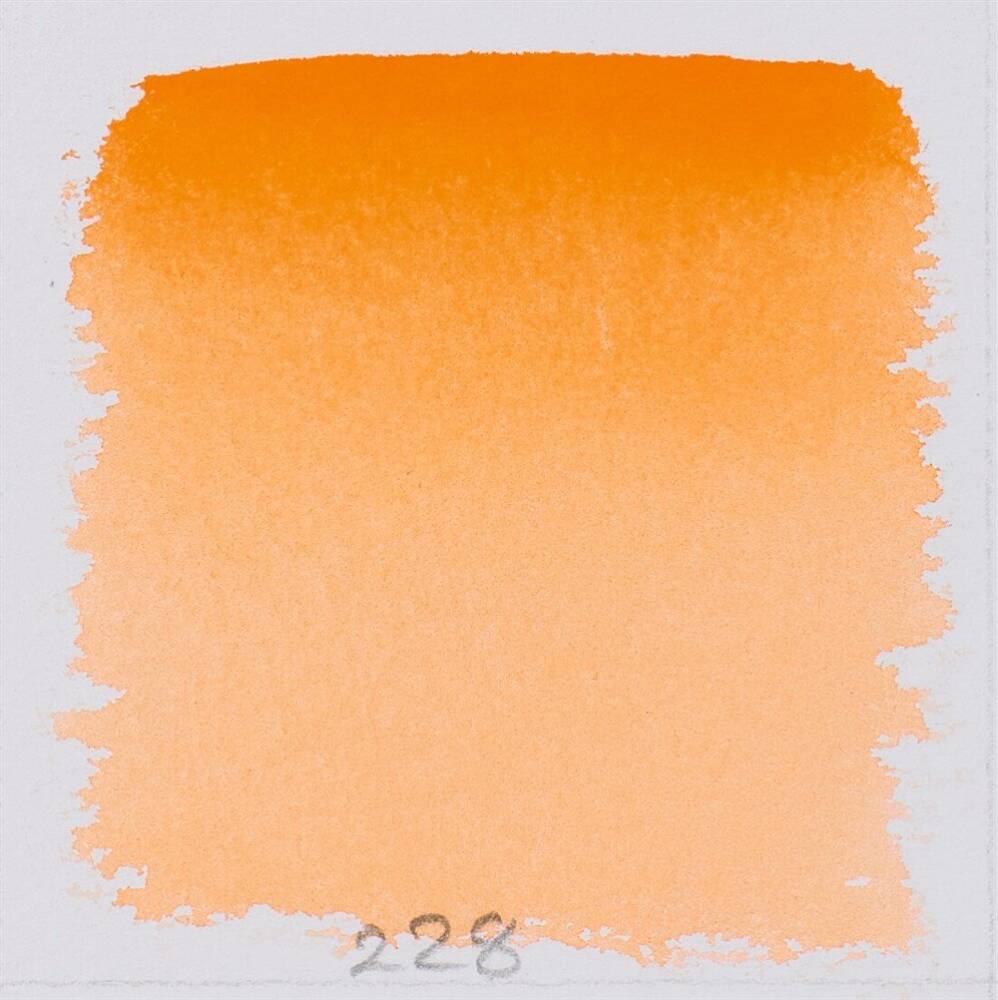 Schmincke Horadam Aquarell Artist Sulu Boya Yarım Tablet 228 Cadmium Orange Deep