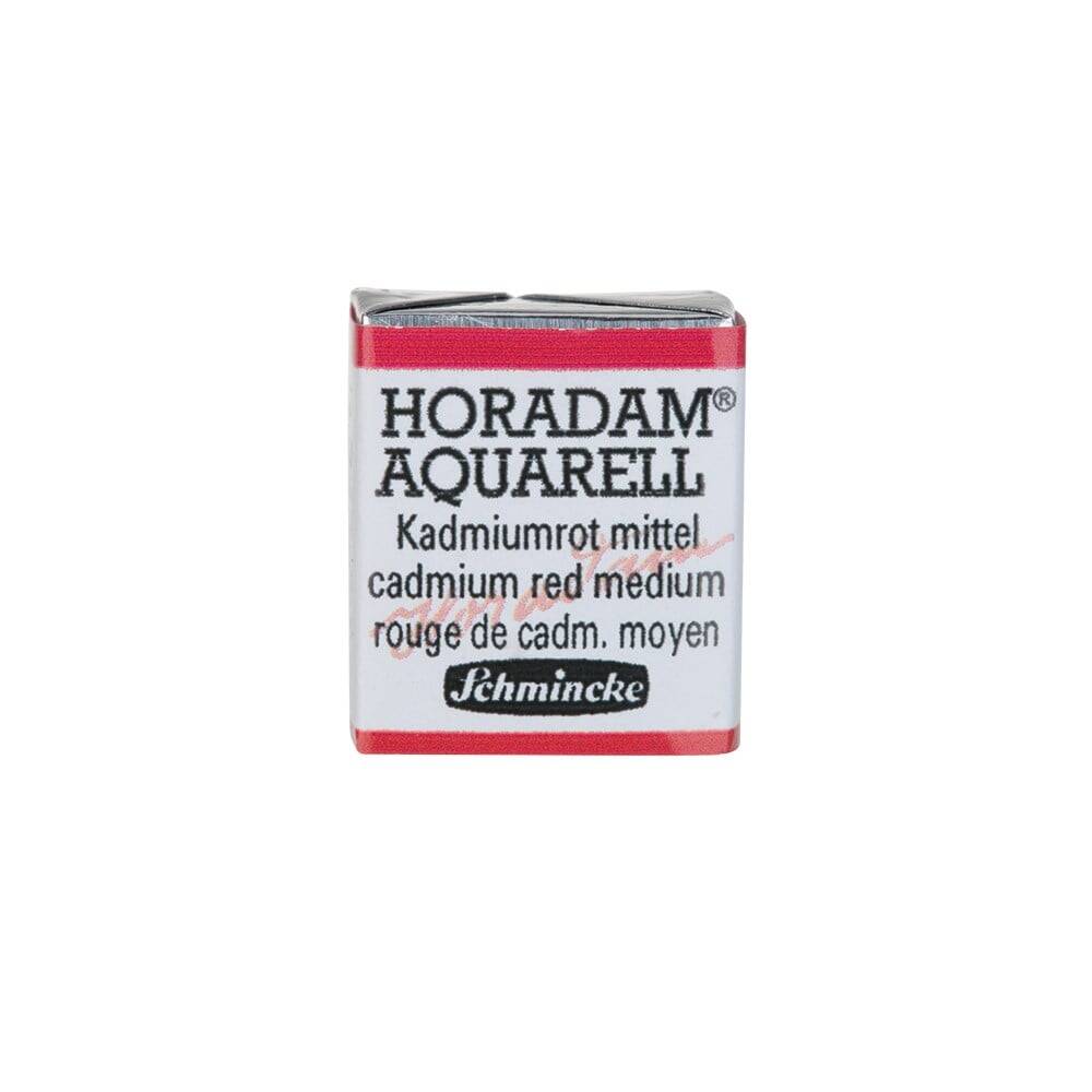 Schmincke Horadam Aquarell Artist Sulu Boya Yarım Tablet 347 Cadmium Red Middle