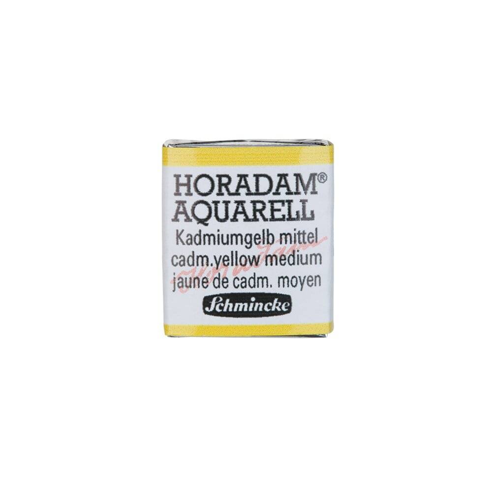 Schmincke Horadam Aquarell Artist Sulu Boya Yarım Tablet 225 Cadmium Yellow Middle