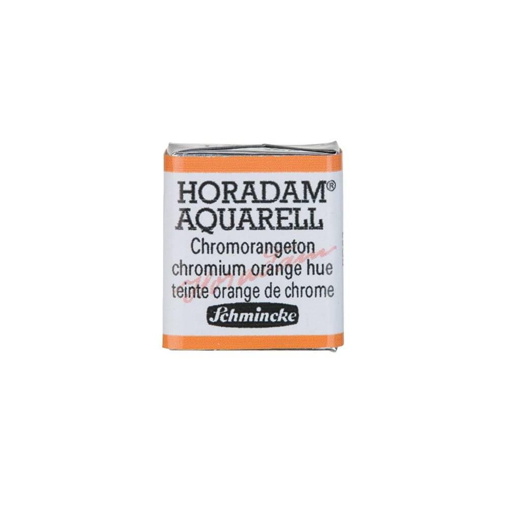 Schmincke Horadam Aquarell Artist Sulu Boya Yarım Tablet 214 Chrome Orange No Lead