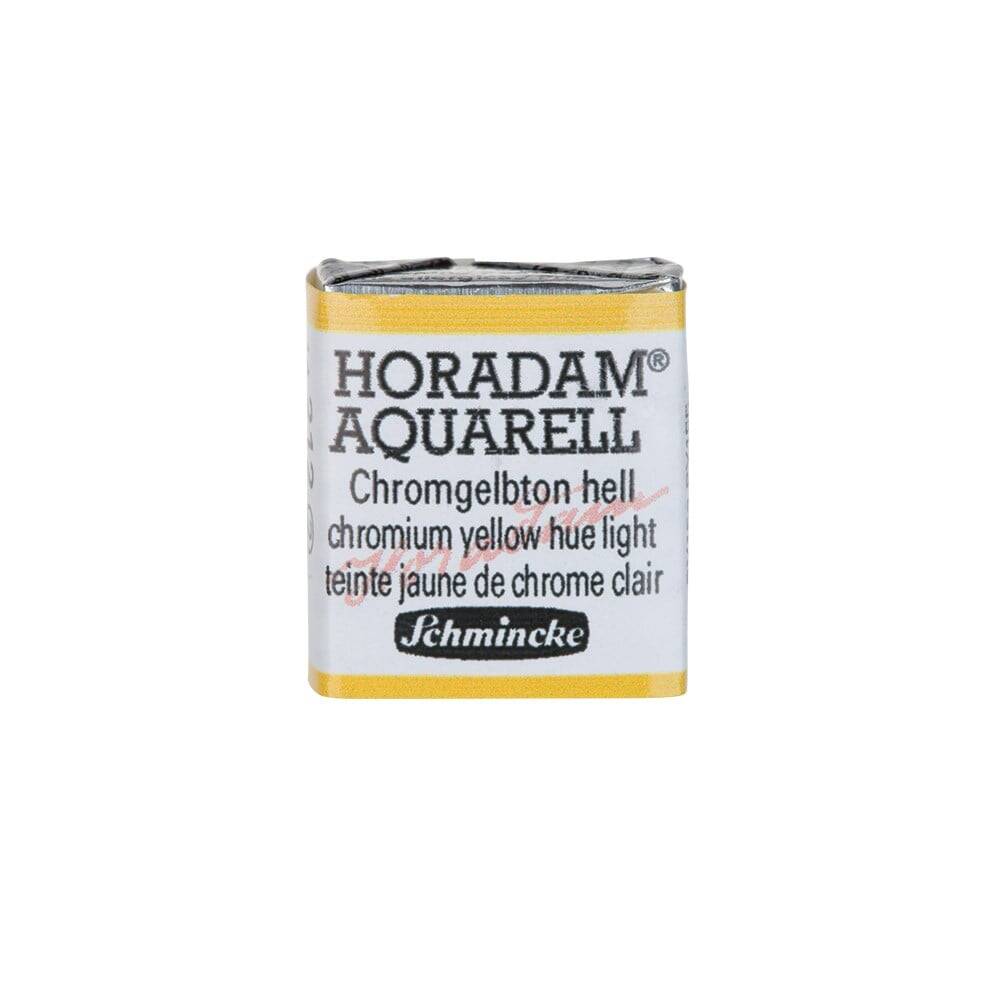 Schmincke Horadam Aquarell Artist Sulu Boya Yarım Tablet 212 Chrome Yellow Light No Lead