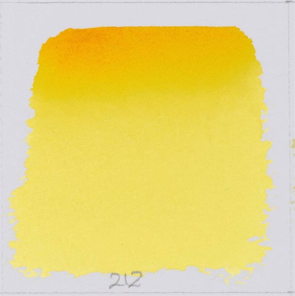 Schmincke Horadam Aquarell Artist Sulu Boya Yarım Tablet 212 Chrome Yellow Light No Lead