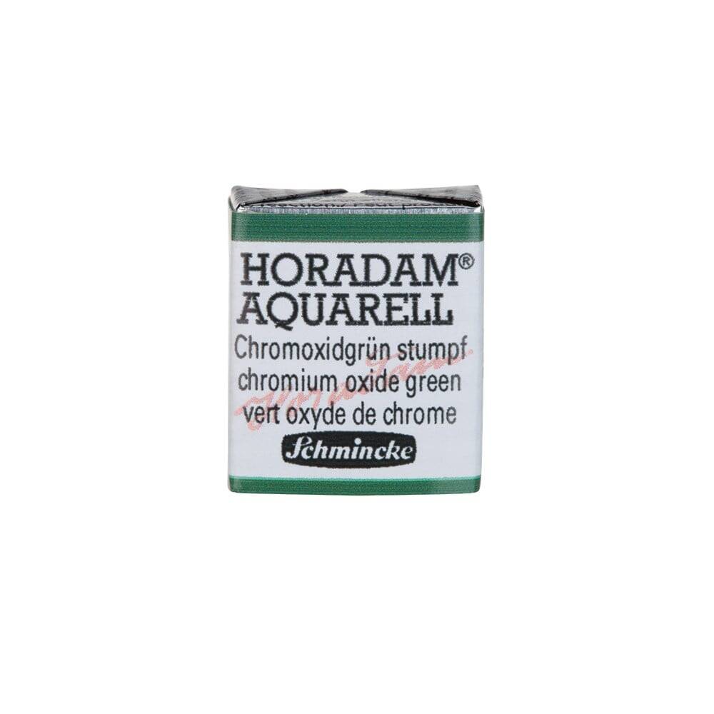 Schmincke Horadam Aquarell Artist Sulu Boya Yarım Tablet 512 Chromium Oxide Green