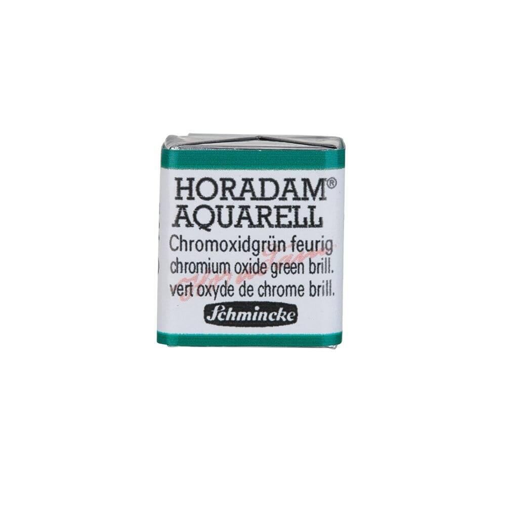 Schmincke Horadam Aquarell Artist Sulu Boya Yarım Tablet 511 Chromium Oxide Green Brilliant