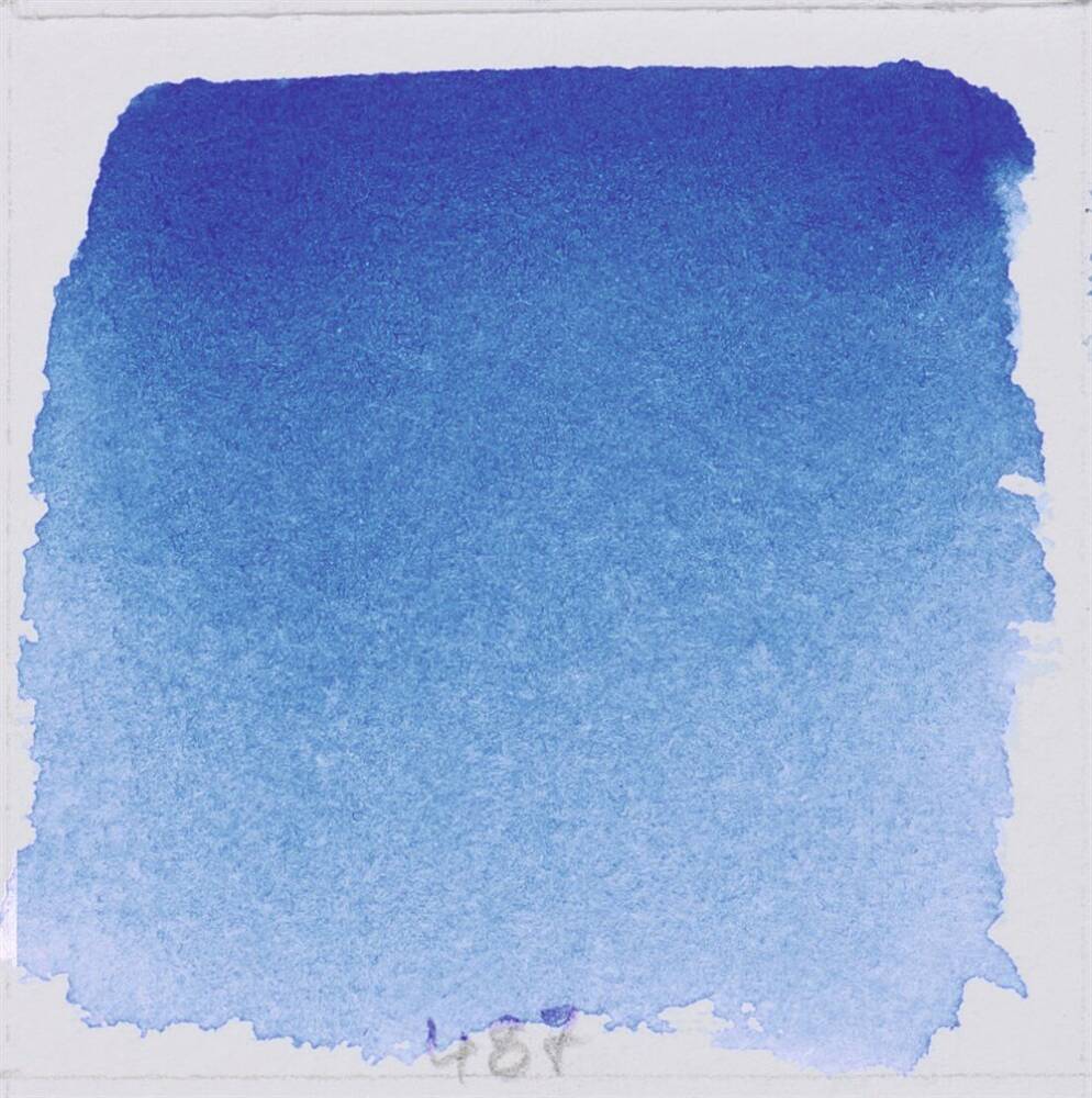Schmincke Horadam Aquarell Artist Sulu Boya Yarım Tablet 487 Cobalt Blue Light