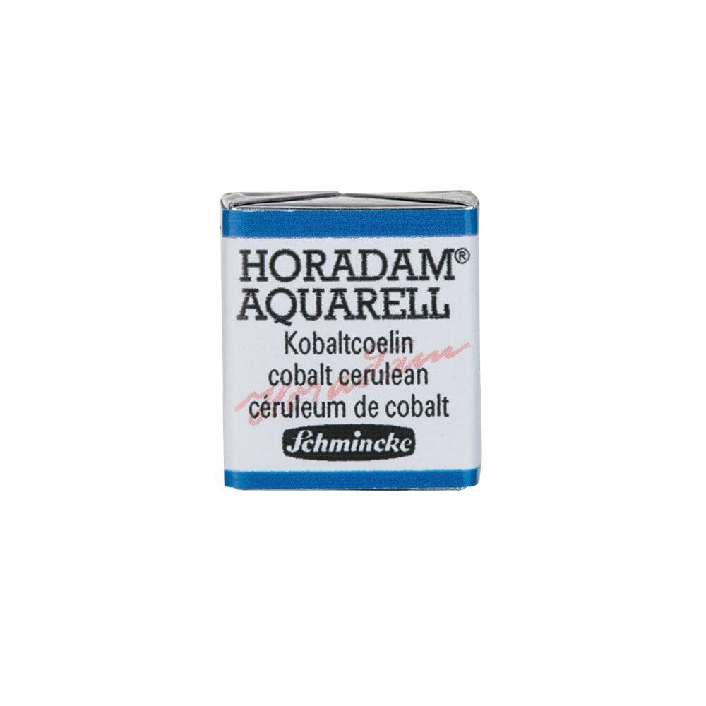 Schmincke Horadam Aquarell Artist Sulu Boya Yarım Tablet 499 Cobalt Cerulean