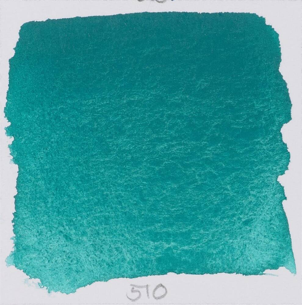 Schmincke Horadam Aquarell Artist Sulu Boya Yarım Tablet 510 Cobalt Green Turquoise