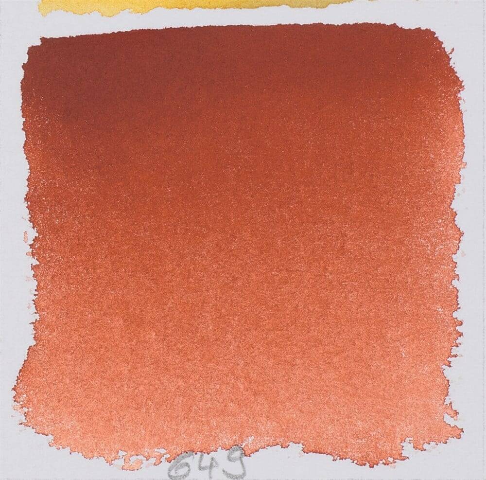 Schmincke Horadam Aquarell Artist Sulu Boya Yarım Tablet 649 English Venetian Red