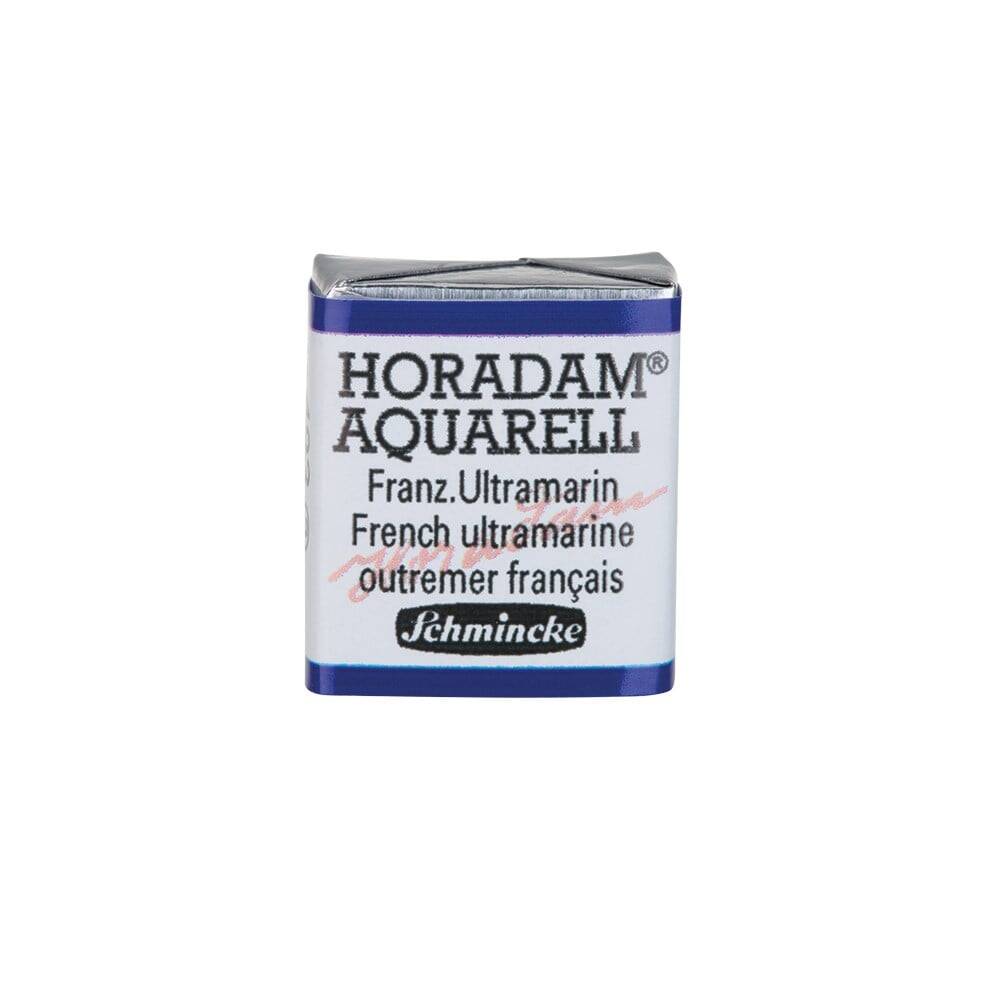 Schmincke Horadam Aquarell Artist Sulu Boya Yarım Tablet 493 French Ultramarine