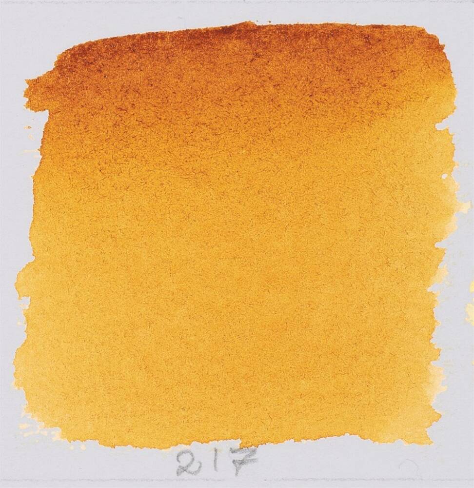 Schmincke Horadam Aquarell Artist Sulu Boya Yarım Tablet 217 Gamboge Gum Modern